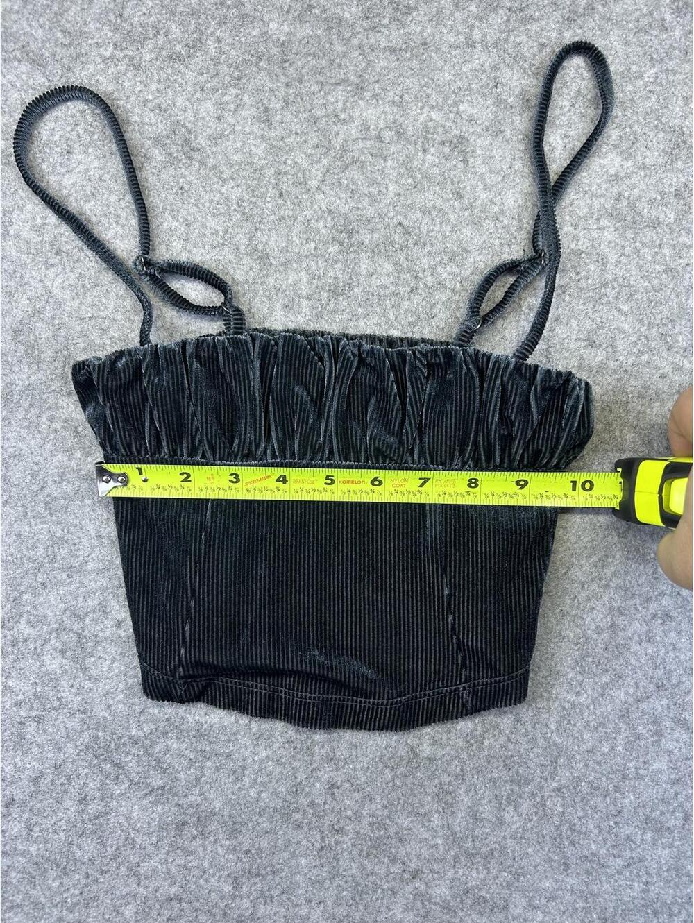 Velvet Bandeau Bralette Going Out Velour Urban Outfitters Size XS NWOT - Picture 4 of 5